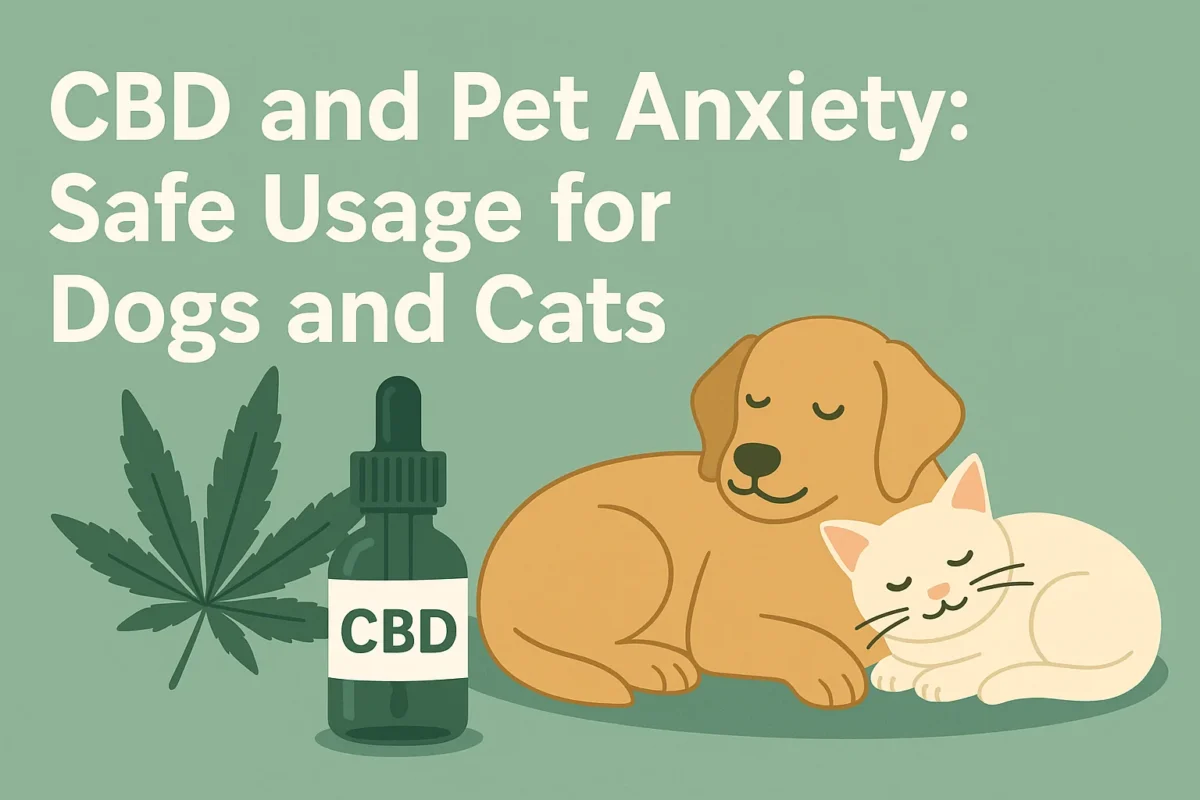 CBDとペットの不安症：犬・猫に与えるときの安全な使い方